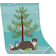 The Holiday Aisle Christmas Blue/Green/Brown Stocking 18"