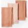 Figmint 3pc Waffle Towels Terracotta Kitchen Towel Orange (71.1x45.7cm)