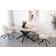 Wilko Blaine Stone/Black Dining Table