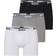 BOSS 3 Pack Power Boxer Briefs - Black/White/Grey