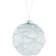 Opaque Glitter Bauble Blue Christmas Tree Ornament 8cm