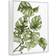 Stupell Industries Falling Monstera Leaves White Framed Art 11x14"