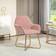 Homcom Modern Pink Kitchen Chair 85cm