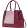 Kate Spade Lena Suede Colorblock Medium Satchel - Blackberry Preserves Multi