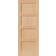 JB Kind Snowdon Oak Internal 198.1 x 76.2 cm W x 3.5 cm D - Brown Interior Door (x198.1cm)