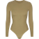 SKIMS Long Sleeve Crew Neck Bodysuit - Khaki