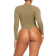 SKIMS Long Sleeve Crew Neck Bodysuit - Khaki