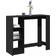 vidaXL Counter Bistro Black Barbord 46x124cm