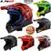 LS2 Crosshjelm MX708 Fast II Wash - Rød