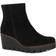 Gabor 'Utopia' Chunky Wedge Heel Ankle Boots Jet Black
