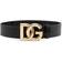 Dolce & Gabbana DG leather belt gold 90CM