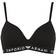 Emporio Armani Armain Iconic Logo Band Soft Wireless Bra - Black