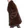 River Island Mid Length Faux Fur Coat - Dark Brown