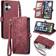 Simple Business Shockproof Flip Wallet Case for iPhone 16