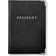 Aspinal of London Pebble Leather Passport Cover, Black