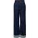 Only Mercer High Waist Wide Leg Fit Jeans - Dark Blue Denim