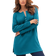 Roaman's Thermal Henley Tunic - Deep Teal