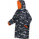 Regatta Junior Changing Robe - Black Camo Persimmon (RKW289-V13)