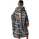 Regatta Junior Changing Robe - Black Camo Persimmon (RKW289-V13)