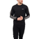 HUGO BOSS Men's Cotton Blend Embroidered Logo Loungewear Sweatshirt - Black