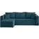 Lisa Design Topaze Slate Blue Sofa 245cm 4-Sitzer