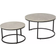 Homcom Stacking Marble Grey Coffee Table 78.5cm 2pcs