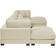 Wade Logan Andreco Cream Sofa 144" 6 6 Seater