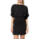 Never Fully Dressed Plisse Mini Tilly Dress - Black