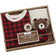 Baby Aspen Happy Camper Gift Set 3-piece - Red Plaid (BA11057NA)