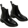 Dr. Martens Flora Smooth Leather Chelsea Boots - Black Polished Smooth