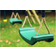 Plum Woolly Monkey II Wooden Swing Set