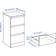 IKEA Malm White Chest of Drawer 40x78cm