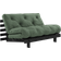 Karup Design Roots 140 Sort Lak Olive Green/Black Lacquered Sofa 140cm 2 personers