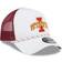 New Era Iowa State Cyclones White/Cardinal Court Sport Foam A-Frame 9FORTY Adjustable Trucker Hat