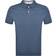 Tommy Hilfiger Herr Kortärmad Regular Fit Polo Shirt med knappslå Blå (Egeiska havet)