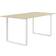 Muuto 70/70 170x85 cm Solid Oak/White Spisebord 85x170cm