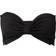 Monki mix and match bow front bandeau bikini top in black