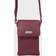 Assots London 'MARIA' Full Grain Real Leather Crossbody Phone Bag Dark Pink One Size