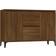 vidaXL Dressoir 104x35x70 cm Bewerkt Hout Bruin Eikenkleur