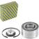 SNR Hjullagersats R152.73 Med Gummilager Med Inbyggd Magnetisk Sensorring 82
