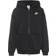 Nike Older Kid's Sportswear Club Fleece Oversized Zip Up Hoodie - Black/White (FD2931-010)