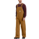 Carhartt Loose Fit Firm Duck Insulated Bib Overall - Brown