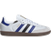 Adidas Junior Samba OG - Crystal White/Active Blue/Matte Gold