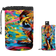 VAPOKF Oil Painting Of Tiger Artist Barrel Shaped Cosmetic Bag - Multicolour