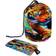 VAPOKF Oil Painting Of Tiger Artist Barrel Shaped Cosmetic Bag - Multicolour