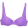 Sunseeker Loretta Textured Pattern Underwired Bikini Top - Purple