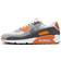 Nike Air Max 90 M - Summit White/Safety Orange/Dark Smoke Grey/Smoke Grey