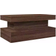 vidaXL LED Lights Brown Oak Table Basse