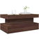 vidaXL LED Lights Brown Oak Couchtisch