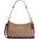 Coach Teri Shoulder Bag - Signature Canvas/Gold/Tan/Brown